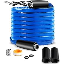 75 FT Upgraded Heated Water Hose with Storage Bag 5/8 Inch Inner Diameter with Energy Saving Thermostat Withstand Temperatures Down to -44F Compatible with RV/Camper/Home/Garden