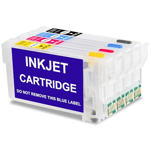 KiteiHiry KHY 812XL Empty Refillable Ink Cartridges with Chip 812XL...