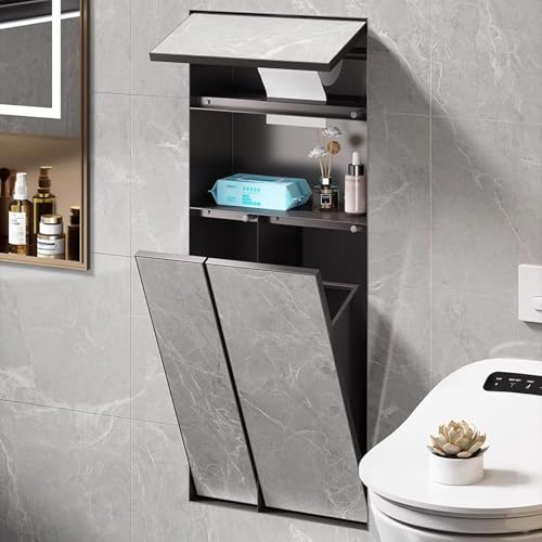 Portarrollos de papel higiénico empotrado ideal para optimizar el aseo de invitados