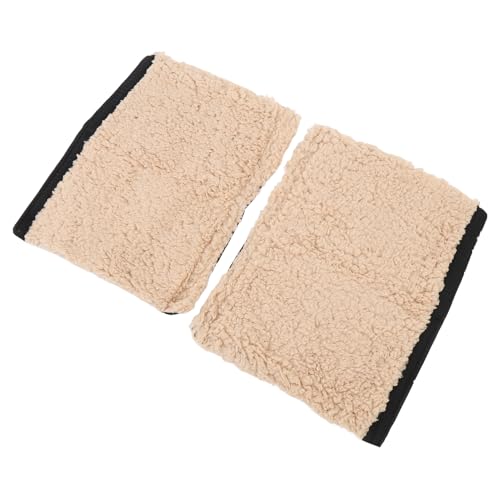 Almofada do Apoio de Braço Cadeira, Capa de Apoio de Braço Cadeira Confortável 2 Peças para Cadeiras de Escritório (Bege)