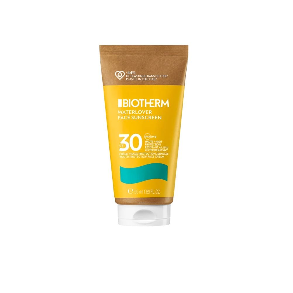 BIOTHERM 90308 Waterlover Protector Solar Facial SPF30 50ml for Adults, Made for Everyday use, 50ml, spf30