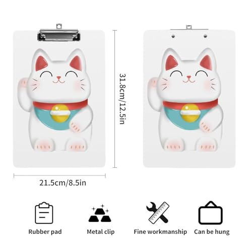 Clipboard A4 chat mignon pour organiser vos documents au bureau - 2