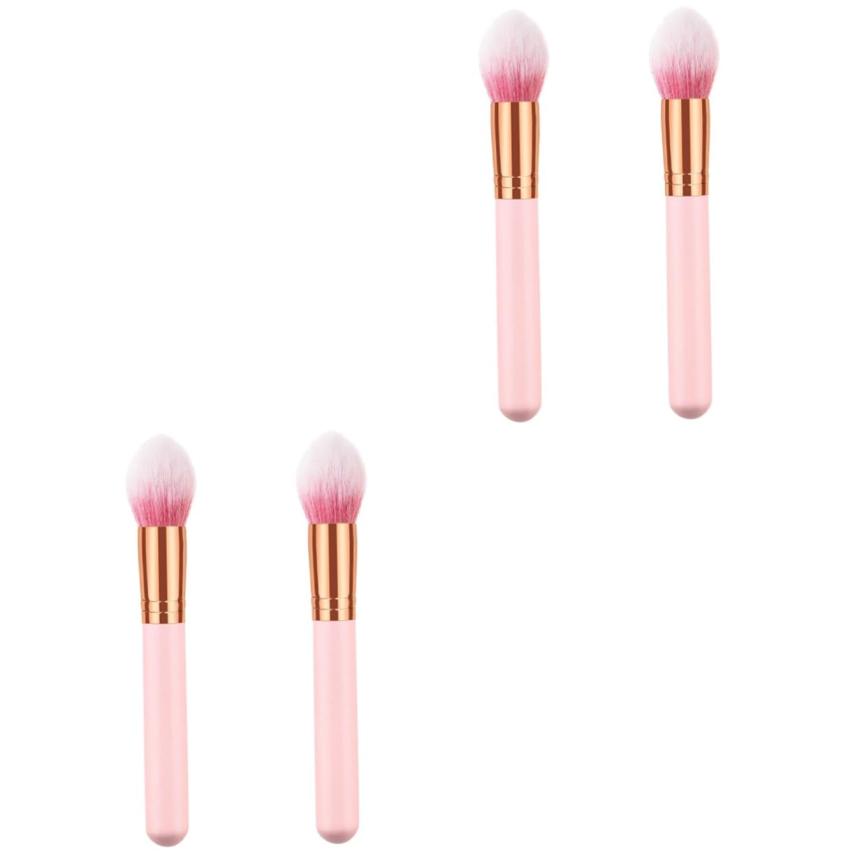 Didiseaon Sets Cosmetics Brush Kit Makeup Brush Wooden Handle Nylon Bristles for Women No Shedding for Daily Professional Pcs