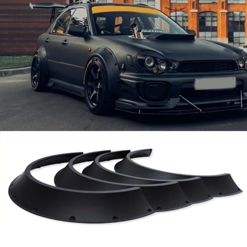 JMTBNO 4pcs 80mm Universal Fender Flares, Widebody Kit Flexible Fender Flare Wheel Flares Compatible with Dodge Charger Challenger Honda Civic Ford Escape JDM Mazda MX5 Miata - Thumbnail 5