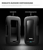 ADATA HD330 - 1 TB, externe Festplatte mit USB 3.2 Gen.1, schwarz – Ansicht 5