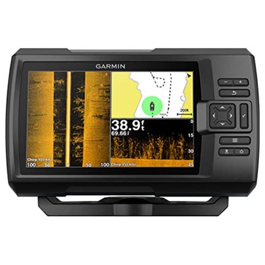 Garmin Striker 7SV with Transducer, 7" GPS Fishfinder with Chirp Traditional, ClearVu and SideVu Scanning Sonar Transducer and Built in Quickdraw Contours Mapping Software, 7 inches (010-01874-00)