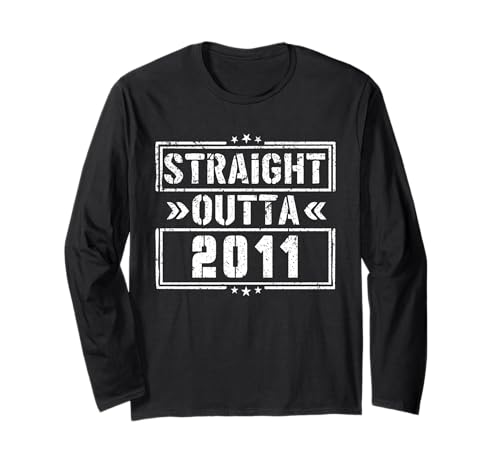 Straight Outta 2011 Birth Of Birthday Born in 2011 Vintage ����T�V���c