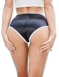 Aeghmry Women's Stretch Active Sports Shorts Sexy Booty Mini Workout Gym Running Yoga Shorts (US, Alpha, Large, Regular, Regular, S057 Black)