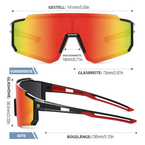 Lunettes de soleil de sport pour éliminer les reflets en course et pêche - 2