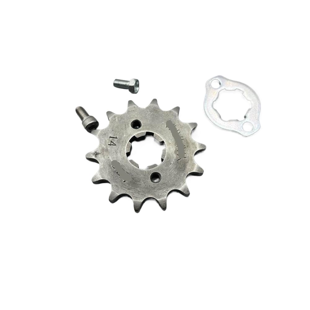 Set pignone catena moto compatibile con Jym125-9 Xtz125 pignone conducente dente piccolo dente grande