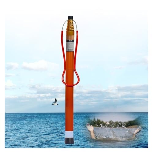 Gancho y pértiga de Salvamento para Piscinas, Gancho telescópico de Rescate for Piscina, Poste de Fibra de Vidrio y Gancho de Aluminio, Capacidad de 120 kg, Varios tamaños