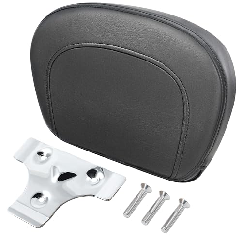 Dossier passager pour motos Electra Glide finition haut de gamme noire