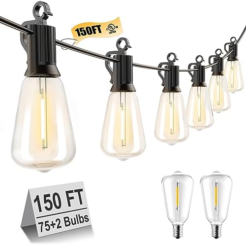 25 Light 50 ft. Outdoor Plug-in Integrated LED ST38 Fairy String-Light