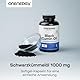 OnEnergy Schwarzkümmelöl 1000 mg – 180 Weichkapseln – Kaltgepresst – Ägyptische Samen – Effektive Aufnahme – 6-Monats-Vorrat – Vegan – Frei von Allergenen und Gentechnik