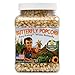 Princeton Popcorn White Butterfly Hulless Popcorn Kernels - Easy-Eating, Baby Small Tender Popping Corn, Non-GMO Popcorn Kernels, No Hulls, No Roundup, Direct from Farmer, Microwave Air Popper or Stovetop 16oz Jar