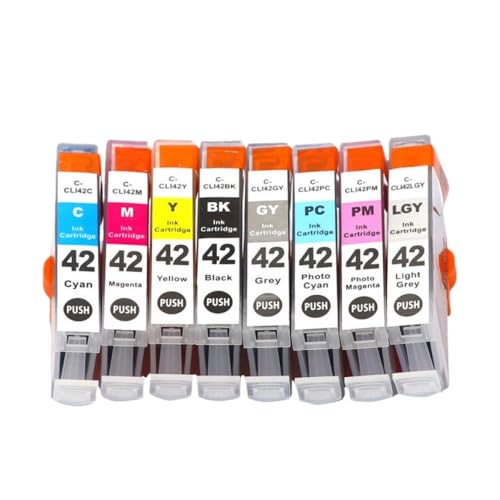 Cartouche d'encre CLI 42 haute précision pour les tirages Pro 100S 8 pièces