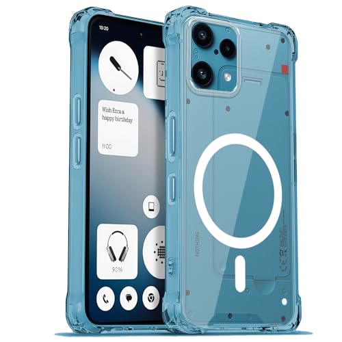 Image of AESTMO Clear Back Cover for Nothing Phone 3A Lite 5G | 360 Protection | Transparent Back Cover (PC + TPU, Compatible with MagSafe Accessories, Transparent Bumper)