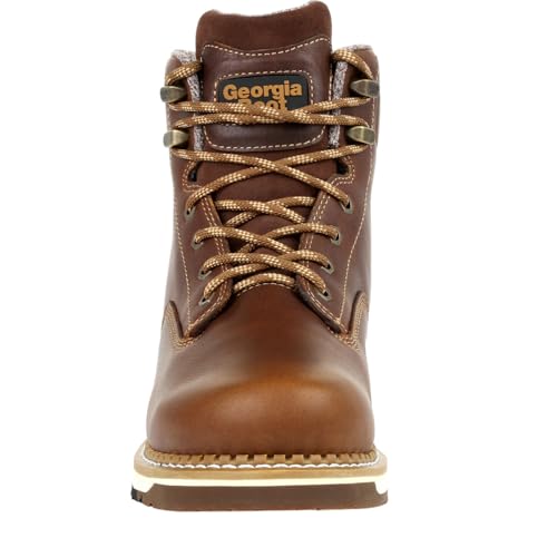 Georgia Boot AMP LT Wedge Waterproof Work Boot, Brown, Size 10.5(M) by Georgia Boot - Image 4