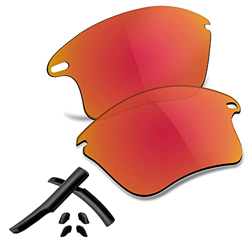 Image of Polarized Replacement Lenses & Rubber Kits for Oakley Fast Jacket XL OO9156 Sunglass