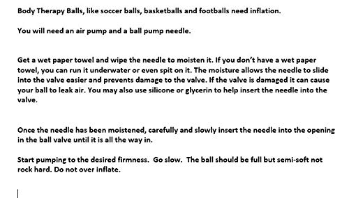 Fitball 6'' Intermediate Body Therapy Ball #TOP1