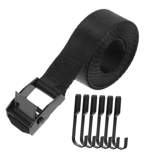 LIOOBO Tree Stand Hooks for Hunting 1 Set of Sturdy Metal Strap Hooks Tree Climbing Harness Outdoor Safety Harness for Bow Backpacks