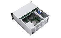 Rosewill 4U Rackmount Servergehäuse, Servergehäuse, unterstützt bis zu 8 3,5 Zoll 12 Gbit/s Hot Swap, ATX-kompatibel, 6 x 80 mm PWM-Lüfter, USB 3.2 Typ-C | RSV-H408 – Ansicht 4