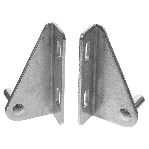 Cabilock 2 Piezas Bisagras de Inoxidable Congelador Reemplazables Accesorios Puerta de Frigorífico Ajustables y Resistentes Compatible con Congeladores y Frigoríficos