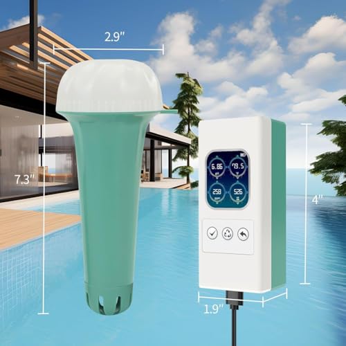 Dispositif intelligent d'analyse de l'eau 4-en-1 avec testeur PH et température digital - 7