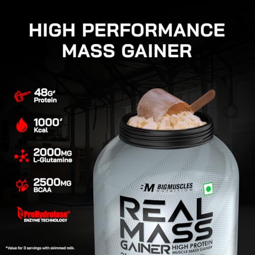 Bigmuscles Real Mass Gainer - Image 2 of 4