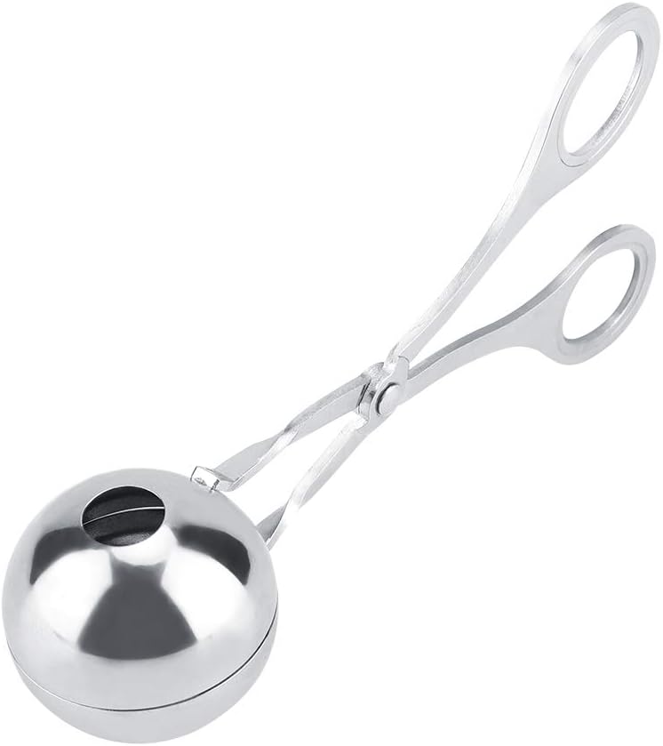 Meatball Clip Stainless Steel Household Kitchen Meatball Clip with Non-Slip Handle Stainless Steel Kitchen Tools(Large)