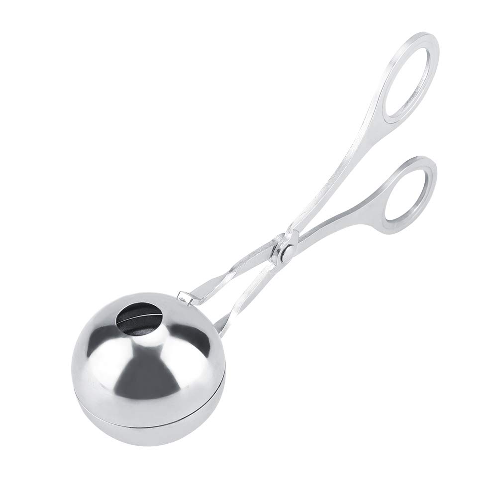 Meatball Clip Stainless Steel Household Kitchen Meatball Clip with Non-Slip Handle Stainless Steel Kitchen Tools(Large)