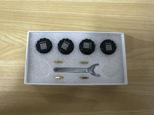 ​​Sistema de control de presión de neumáticos Moman TPMS con 3 sensores, presión de los neumáticos y función de alarma de temperatura, inalámbrico, solo iOS y Android para camión Van RV SUV (0-16 bar)