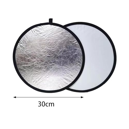 Image of 2 in 1 Light Reflector Compatible with Indoor Fill Light Photography Lighting Still Life 30Cm