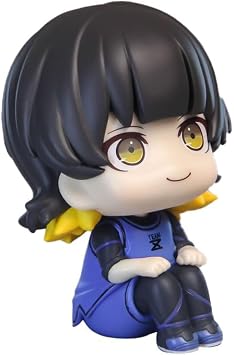 Bachira Meguru Figure Anime Look Up Figurine 3.9 PVC Cute Q Version Action Figure Model Cake Topper Collectible Statue