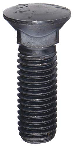 5/8Inch-11 Carbon Steel Square Neck Plow Bolt, 2 1/4 Inl, 25 Pk, Grade 5, Plain Finish,20400007988