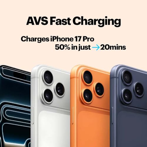 Image of Stuffcool Numen 45 Pro Dual Type-C GaN Charger with 45W PD PPS Fast Charging, Supports Samsung Super Fast Charging 2.0 & AVS, Compatible with MacBook Air, iPhone, Samsung & Pixel, Made in India
