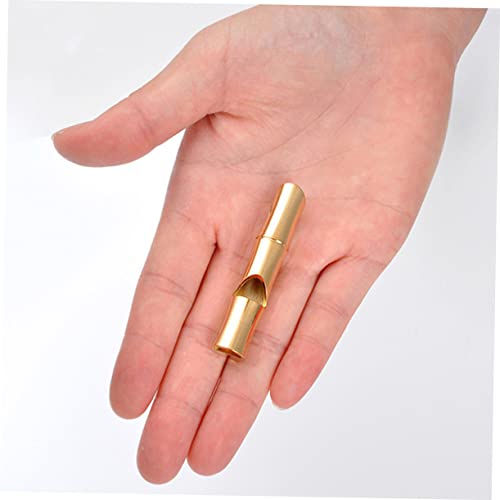 2 Silbatos de Metal de Latón para Seguridad y Deportes miniatura 6