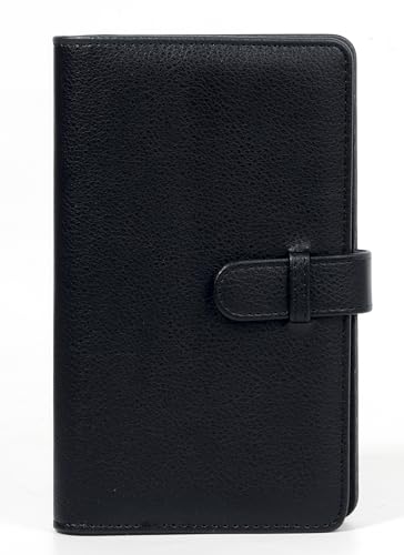 Image of 108 Pockets Photo Album for 3x2 inch Instax Mini Films - Fits Fujifilm Instax Mini 13, 12, Evo, 7s, 8, 25, 50s, 90, Pringo 231, Polaroid PIC-300P, Z2300, Instax SP-1 - Portable Film Storage Book (Black)
