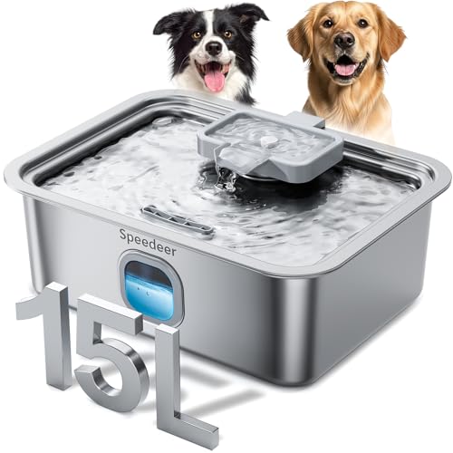 Speedeer 15L Stainless Steel Dog Fountain