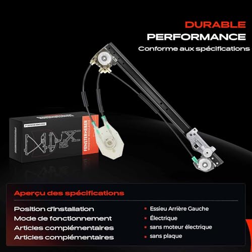 Lève-vitre fluide Frankberg compatible E39 M5 et 530d