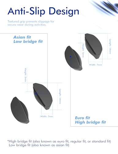 Image of SAUCER Replacement Nose Pieces Pads for Oakley Frogskins Range | Frogskins Range XL | OO9288 | OO9480 | OO9242 | Sunglasses