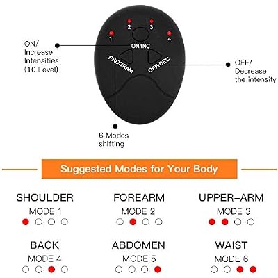 Fitness Belt Abs Stimulator Muscle Training Fitness Workout Equipment Ab Core Toner Belt for Abdominal/Arm/Leg for Home Use