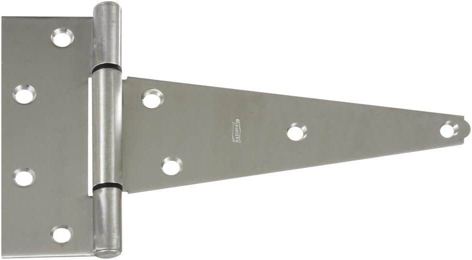 QCAA Steel Light T Hinge, 3"x2-5/16"x1.4mm, Elegant Frosted - View #6