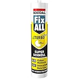 Soudal 122237 Konstruktionsklebstoff Fix ALL TURBO 290ml mit schneller Verklebung