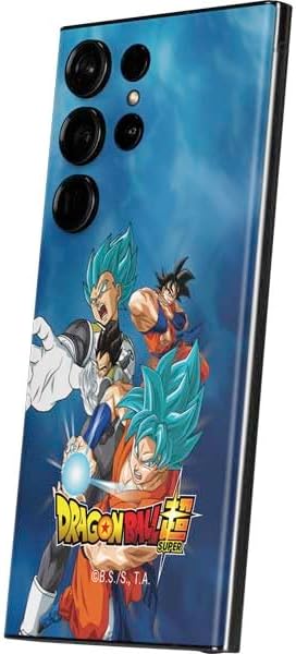 Miniatura 2 de Skinit Calcomanía para teléfono compatible con Samsung Galaxy S23 Ultra, diseño oficial de Dragon Ball Super Goku Vegeta Super Ball