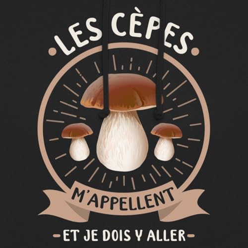Spreadshirt Ramasseur de Cèpes Humour Sweat À Capuche Unisexe – vue 2
