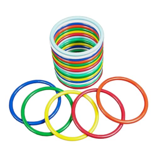 Argola Plástica Varias Cores Grande 12 Cm 20 Pçs Atacado