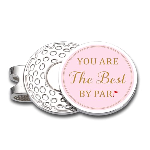 VANLOVEMAC Golf Ball Marker for Women,Pink Golf Ball Marker Accessories for Womens Girls,Golfs Stuff for Women, Back to School Off to College, Ladies Golfs Essentials for Female, Stocking Stuffers