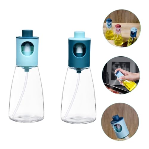 Botellas pulverizadoras de aceite de vidrio BIUDECO transparentes de tamaño compacto 3