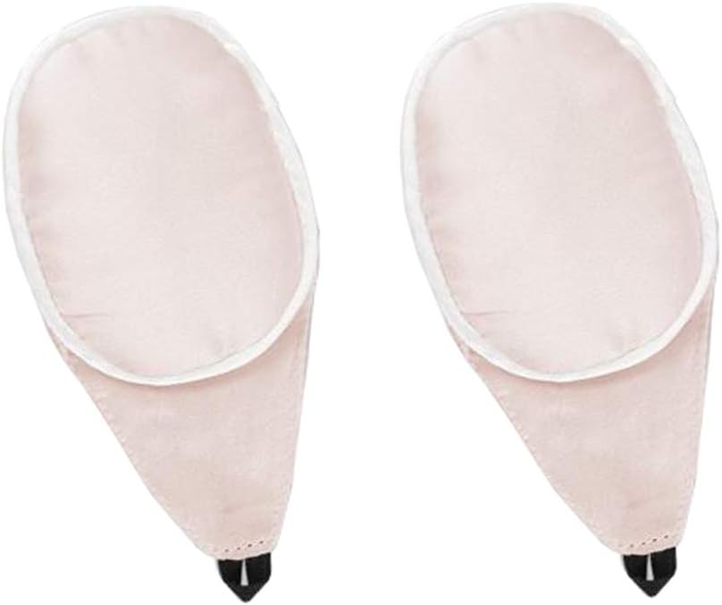 2 Pcs Mulberry Silk Eye Patches for Glasses Medical Eye Patch for Adults Kids Treating Lazy Eye Amblyopia Strabismus and After Surgery (Pink, Large)